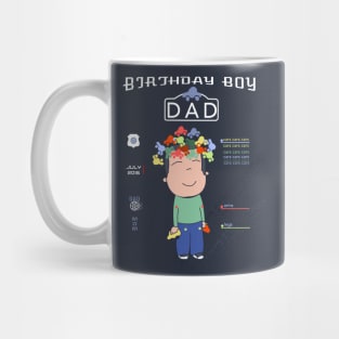 Dad of the Birthday Boy T-Shirt - Matching "Birthday Boy Cars Cars Cars" Mug